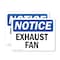 Signmission Exhaust Fan, 14 in W x Rectangle, Vinyl Decal OS-2PACK-NS-D-1014-L-12212 - alternate 1